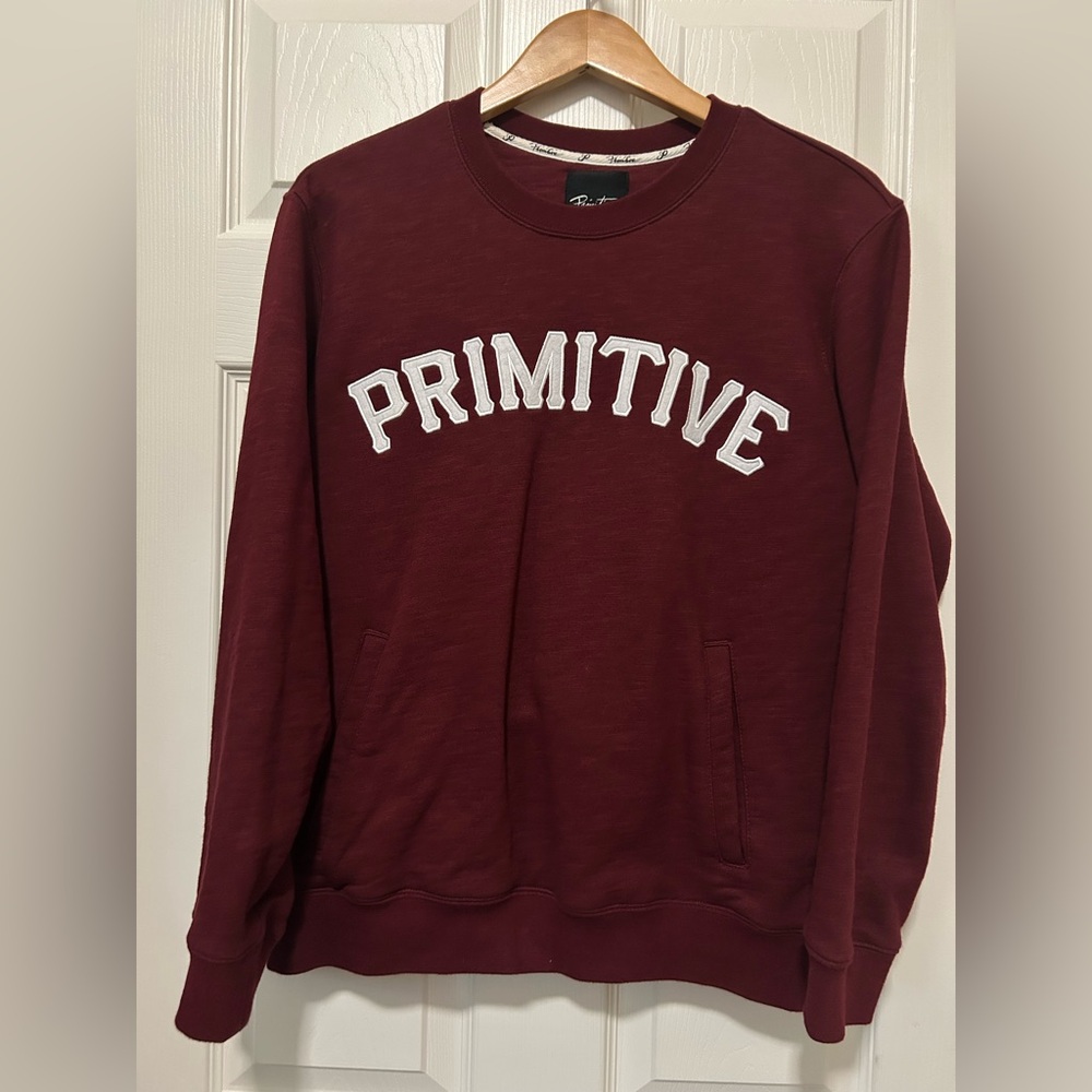 Primitive Men's Maroon Sweater